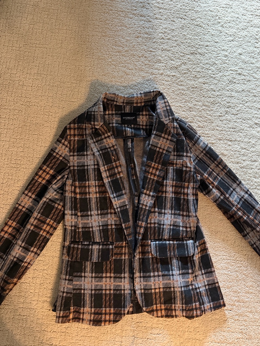 Liverpool flannel blazer jacket